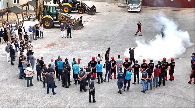 Kartepe Belediyesi’nde Gerçeğini Aratmayan Tatbikat