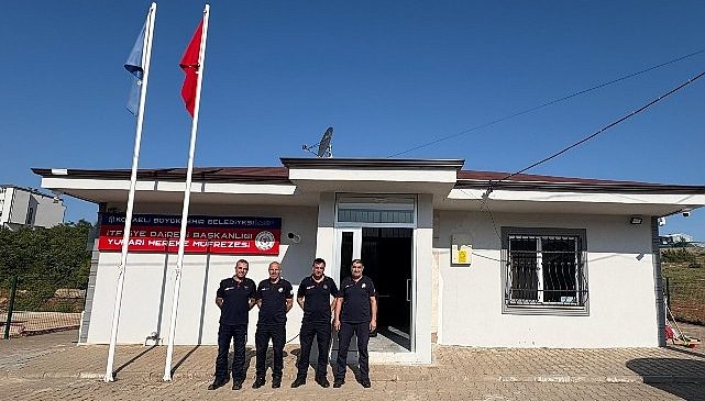 Yukarı Hereke itfaiye binası hizmete girdi